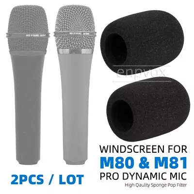 For Telefunken M80 M81 Mic Pop Filter Windscreen Microphone Foam Cover Sponge • $12.48