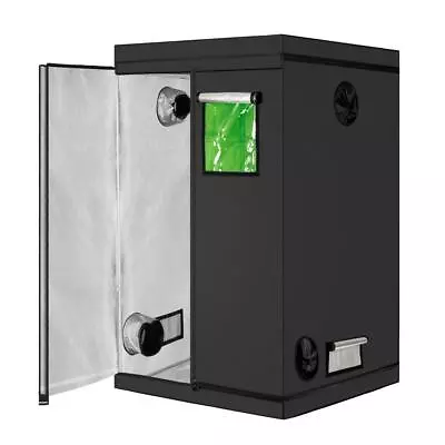 48 X 48 X 80  Hydroponic Grow Tent High-Refective 600D Mylar Room Plant Grow Hut • $65.99