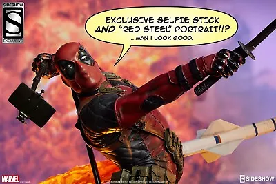 Sideshow Marvel Deadpool Heat-Seeker Premium Format Figure Exclusive # 736/1500 • $1647.79