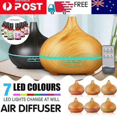 Essential Oil Humidifier Air Diffuser Ultrasonic Aroma Aromatherapy Air Purifier • $23.54