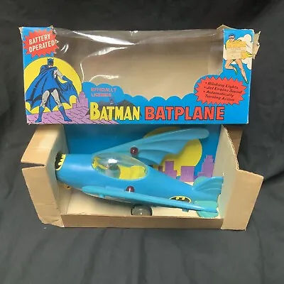 $289.99 • Buy 1977 Vintage Batplane AHI Battery Operated Batman DC Azrak Hamway 