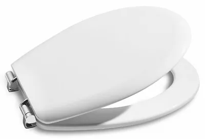 Roca VICTORIA/POLO TOILET SEAT Stainless Steel Hinges WHITE • $296.95