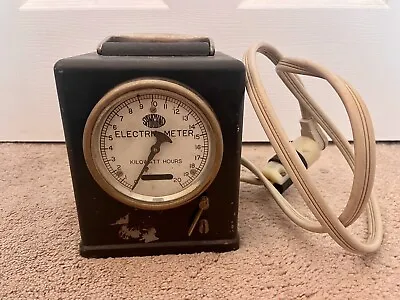 Vintage Sangamo Portable Watthour Electric Meter Type F • $55