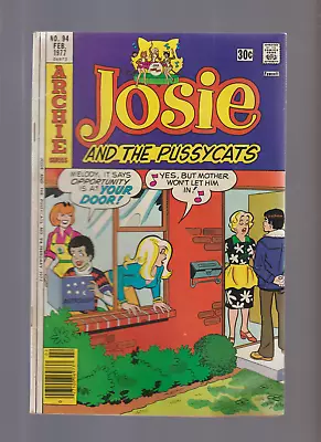 Archie JOSIE AND THE PUSSYCATS #94 (1977) CLASSIC MELODY DECARLO COVER • $7.50