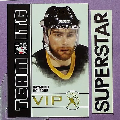 RAY BOURQUE  2010-11  ITG  Fall Expo  Team ITG  VIP #ITG32  Boston Bruins • $3