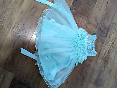 12-18 Month Blue Formal Dress Birthday Easter Baptism Pageant  • $35