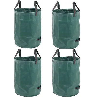 300L Heavy Duty Garden Waste Bags UK Reusable Waterproof Leave Grass Sack 1/2/4X • £6.89