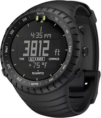 SUUNTO Core All Black Military Men's Outdoor Sports Watch NEW From Japan • $220.82