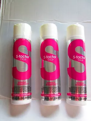 *RARE* (3) TIGI S-Factor Serious Shampoo 8.45 Oz Ea Factory Seal Authentic! • $38.95