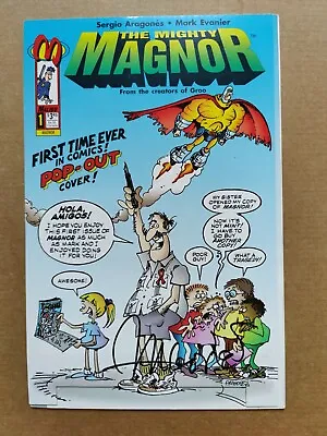 The Mighty Magnor 1 Signed By Sergio Aragones Malibu No COA VF • $15