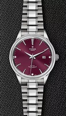 Tudor Style M12700-015  41mm Red Dial Men’s Automatic Watch Box And Papers • $1899