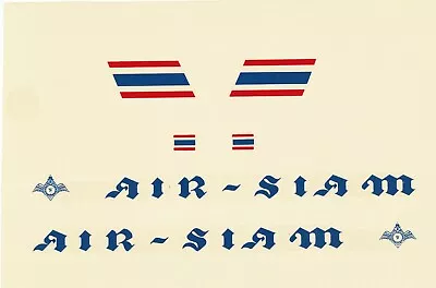 Travel Agency Model Decal Air Siam (Scale & Aircraft Type Unknown) (READ) • $1.99