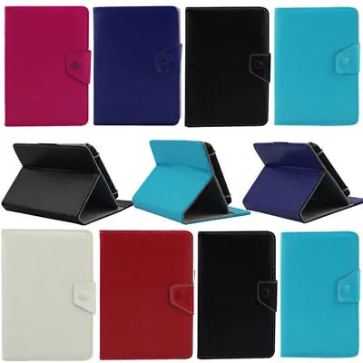 Universal Leather Stand Case Cover For IPad Mini Samsung Galaxy Tab A E 7  Inch • $9.99