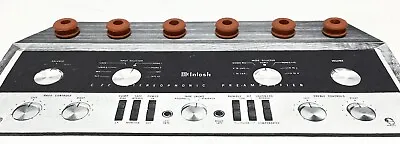 Six (6) Soft Tube Cushions For McIntosh C22 Preamp / Fix Your Old Hard Cushions • $99