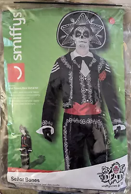 Mariachi Costume Adult Men's Day Of The Dead Halloween Size Large Smiffys EUC • $24