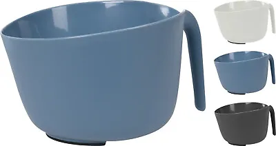 £6.99 • Buy Large 3.0L Plastic Mixing Bowl With Handle Non Slip Cooking Baking Food Mixing