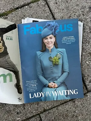 Fabulous Magazine Nov 5th 2023 Lady In Waiting Kate Middleton + Lose A Stone • £4.12