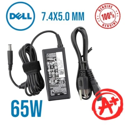 $10.99 • Buy OEM Dell 65W AC Adapter Charger Inspiron 11 13 14 15 17 3000 5000 7000 Grade A