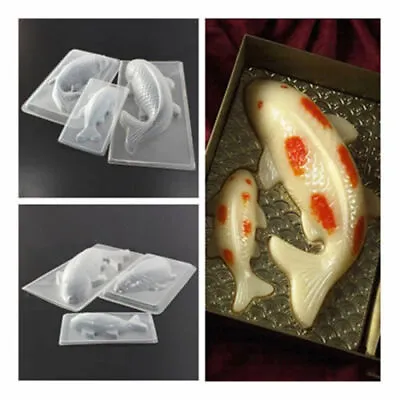 Fashion Fish 3D Cake Chocolate Mould  Handmade Sugarcraft Baking Tool Mold • £3.70