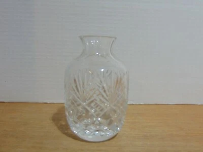 £19.34 • Buy Crystal Vase Diamond And Pineapple 5 7/8 