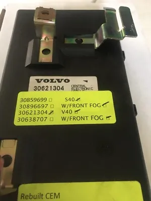 Rebuilt Volvo S40 V40 2002 2003 CEM Central Electronic Module 30621304 Fog • $149