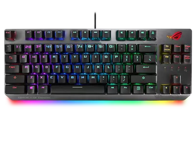 ASUS X802 ROG STRIX SCOPE NX TKL Blue Switch 80% Wired Mechanical RGB Gaming Key • $328.48