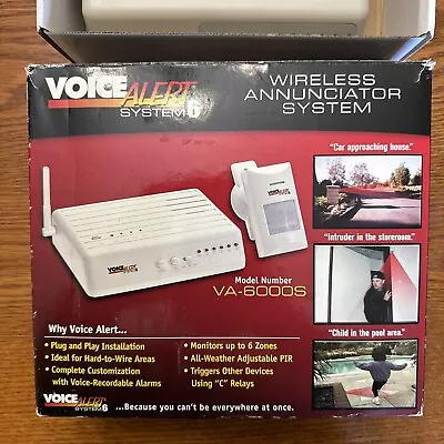 Voice Alert System 6  Va-6000s Wireless Annunciator System No Transmitter • $55