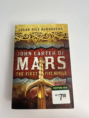 $17.99 • Buy John Carter Of Mars The First Five Novels Edgar Rice Burroughs Hardcover 2013