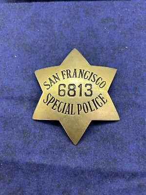 Vintage (1930's-1940's) San Francisco California Special #6813 Badge HM-Irvine • $165