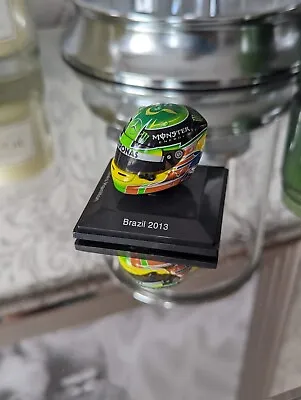 Spark Formula 1 Lewis Hamilton Brazil 2013 Helmet 1:8 Scale • £49