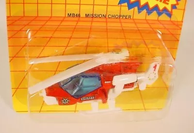 Matchbox # 46 Red Sheriff Mission Helicopter Mb46-f2 • $1.40