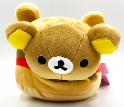 Rilakkuma In Burger SUPER SOFT Mochi Plush NEW W/Tags Deli Japan San-X Originals • $22