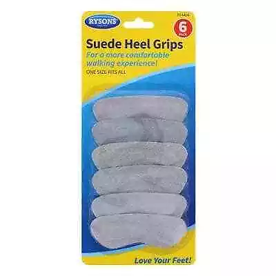 £2.69 • Buy Suede Heel Grips 6 Pack Value Comfort Shoes Blister Anti-Slip Walking One Size