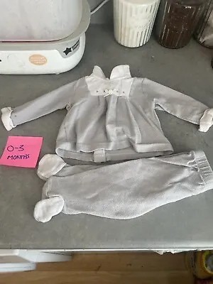 £4.99 • Buy Baby Girls Spanish Outfit Grey 0/3 Months 