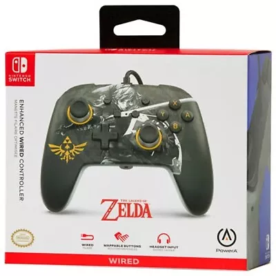 Nintendo Switch - RRP $54 - Power A Enhanced Wired Controller - Legend Of Zelda • $39.99