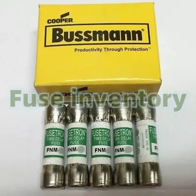 NEW 10pcs EATON/Bussmann FNM-7 FNM7 7Amp 250Vac Time-Delay Fuse • $49.40