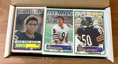 1983 Topps Football Complete Set Of (396) Cards! *READ* • $1.25