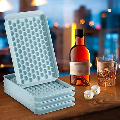 Ice Ball Maker Mold 159 PCS Small Ice Cube Trays Silicone Round Ice Trays Fit • £9.83