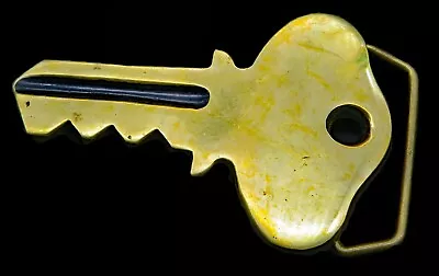 Key Locksmith Solid Brass Vintage Belt Buckle • $24.50