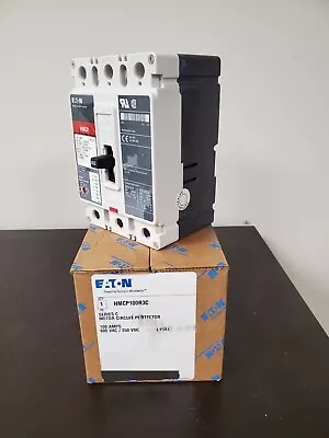 NIB - Eaton - HMCP100R3C - Molded Case Circuit Breaker - 100A 3-Phases 600V • $514