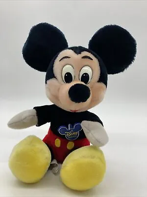 Mickey Mouse Vintage 80s Stuffed Plush Toy Disney Disneyland • $8.41