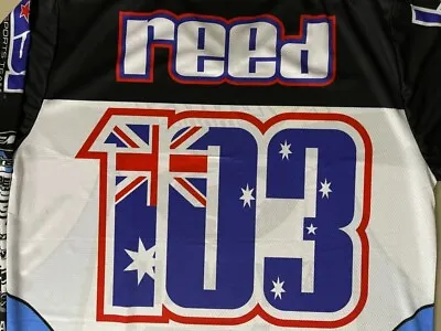 Custom Design Jersey Motocross Supercross Chad Reed Yamaha Yz 125 250 Ama Sx Mx • $36.48