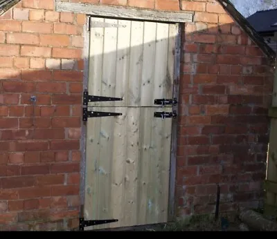 Horse Stable Door Top And Botom Galvanised Hinges • £300