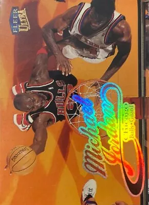 1998 Ultra #85 Michael Jordan - Chicago Bulls Platinum Medallion • $35