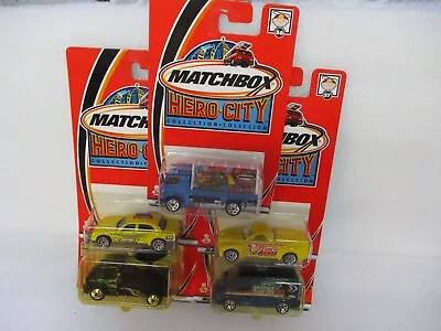 Matchbox China Superfast 2003 Hero City Lot Of 5 Service Vehicles #1 Carded • $3.95