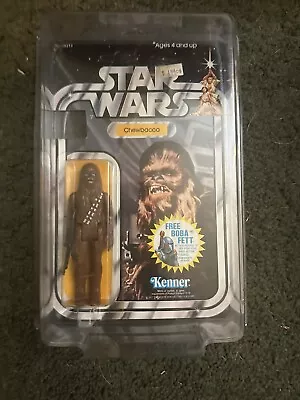 Vintage Star Wars SW Chewbacca MOC 20 Back  • $300