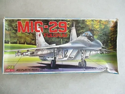Vintage Mig-29 Fulcrum 1/72 Scale Model  Ace Hobby Kit In Box  • $9.99
