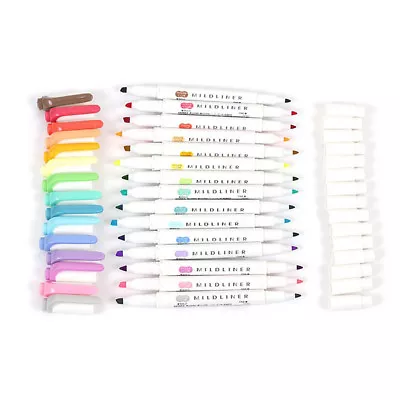 $3.50 • Buy Zebra Mildliner Pastel Double-Sided Highlighter - Full 25 Colors Available