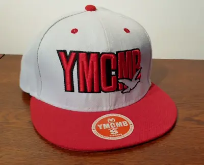 YMCMB Red/White/Black Adjustable Snapback Baseball Cap - Hardly Worn - Free Post • £9.99