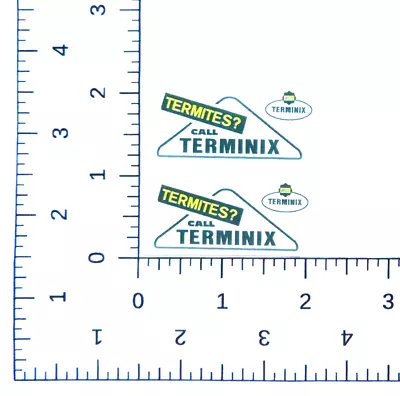 Water Slide Decal Set For Tonka Terminix  Service Truck W/TRACKING • $6.95